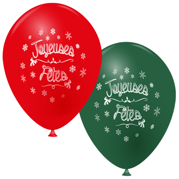 Ballon joyeuses fêtes