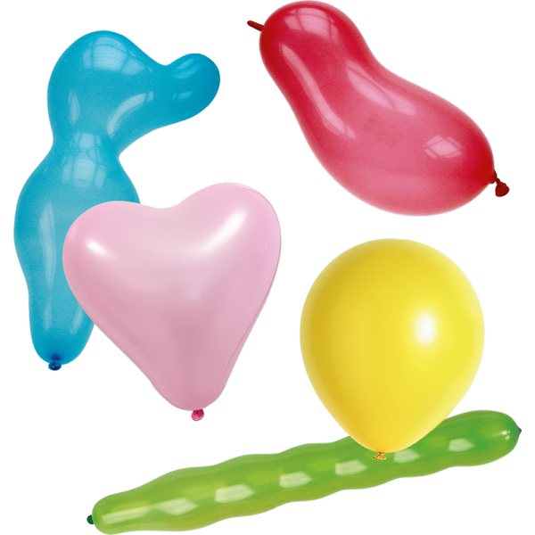 Ballons formes et tailles