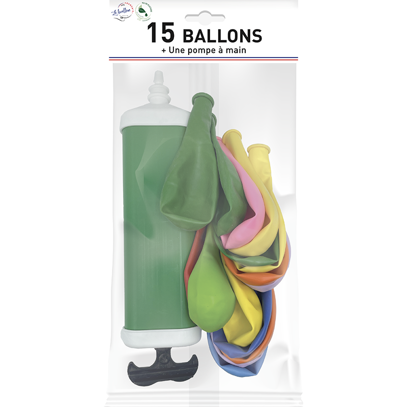 Featured image for “15 ballons + 1 pompe à main”
