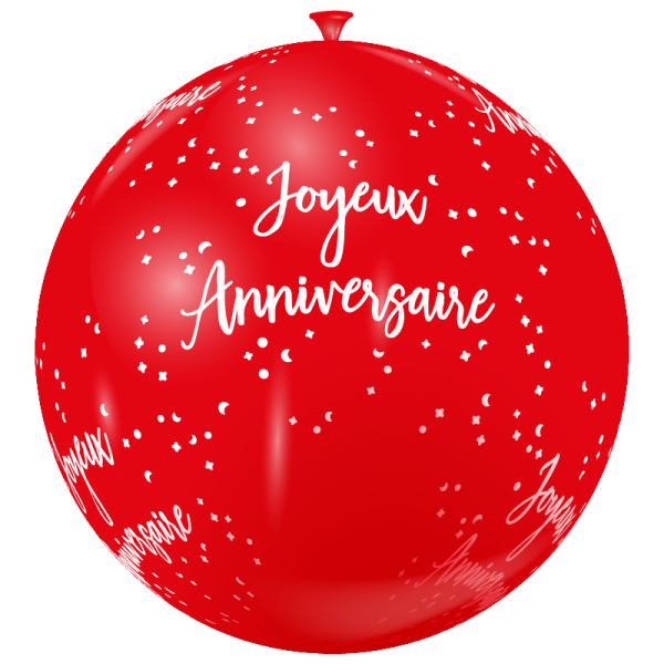 Ballon géant joyeux anniversaire