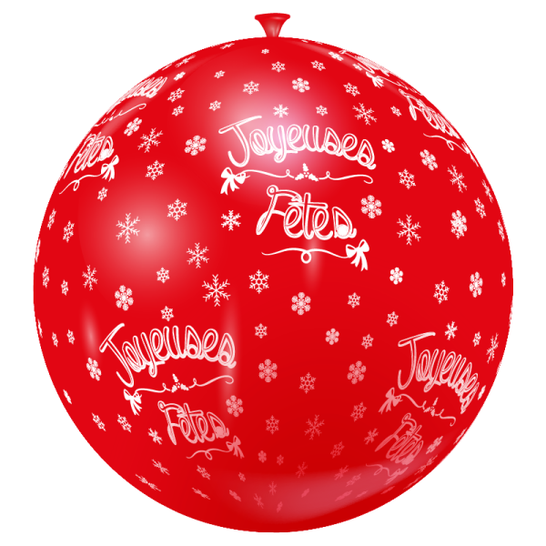 Ballon géant joyeuses fêtes