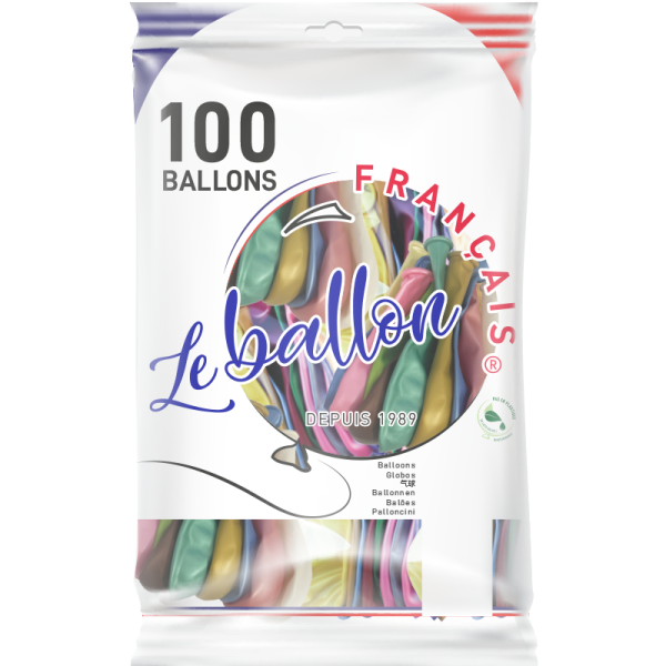 Ballons multicolores nacrés – Image 5