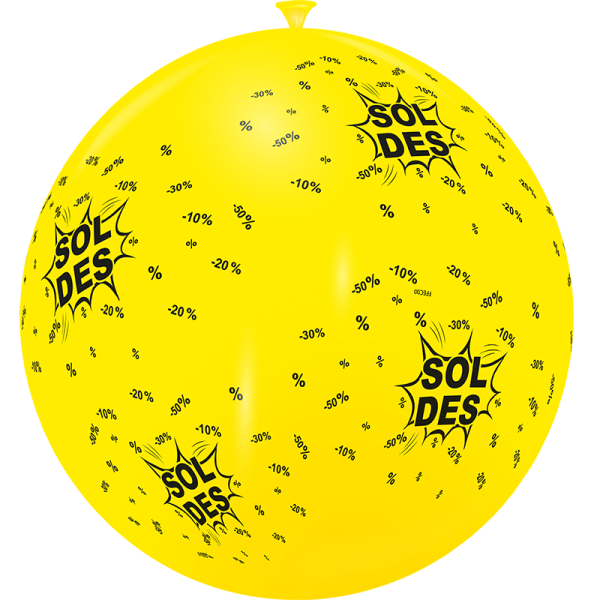 Ballon géant soldes