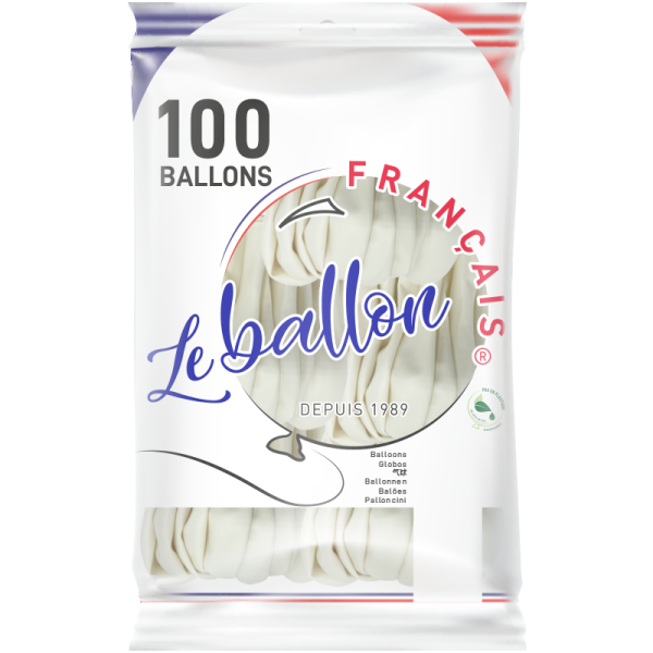 Ballon blanc opaque – Image 5