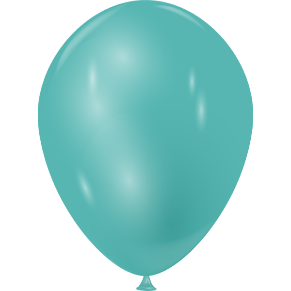 Ballon turquoise nacré