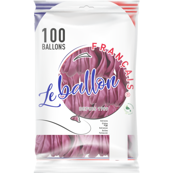 Ballon fuchsia nacré – Image 5