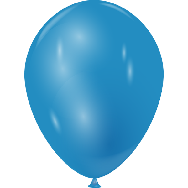 Ballon bleu nacré