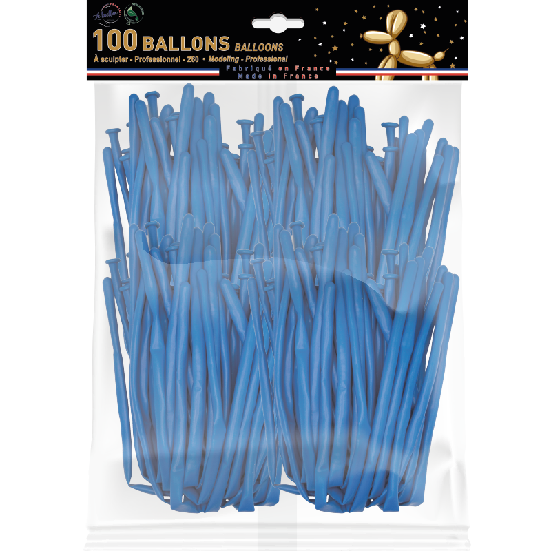 Featured image for “Recharge ballon à sculpter 260 bleu”