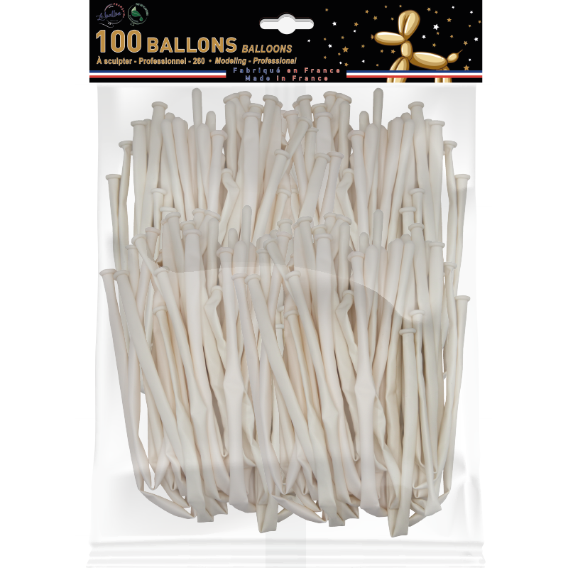 Featured image for “Recharge ballon à sculpter 260 blanc”