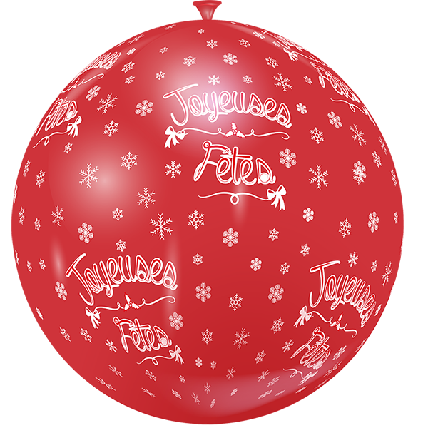 Featured image for “Ballon géant nacré joyeuses fêtes”