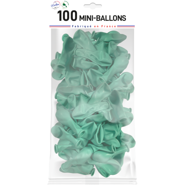 Mini-ballon vert menthe opaque – Image 3