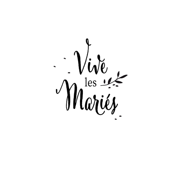 Ballon cristal vive les mariés