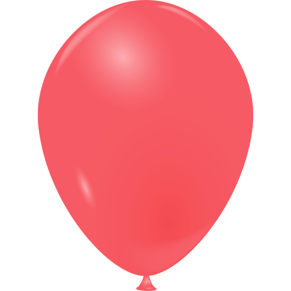 Ballon rouge intense cristal