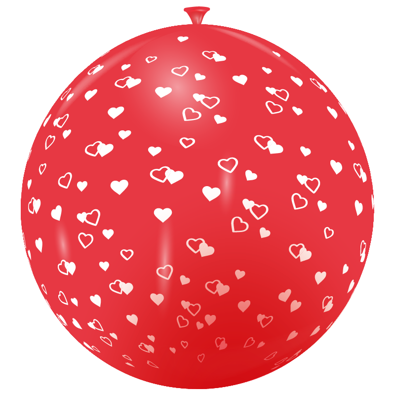 Featured image for “Ballon géant coeurs”