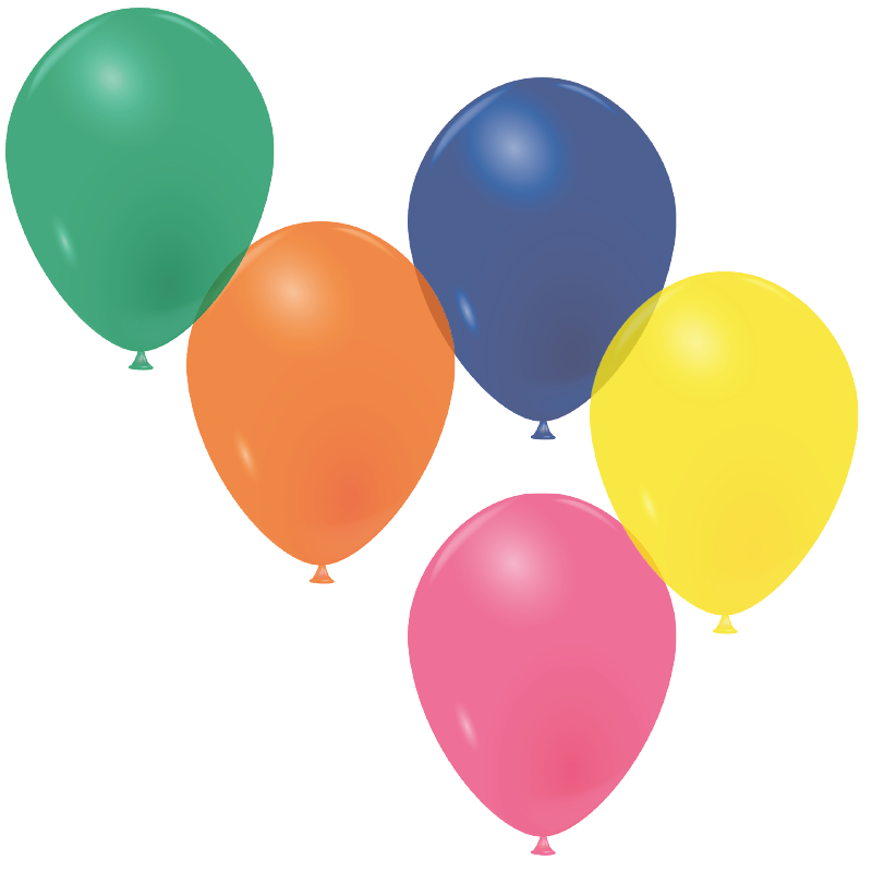 Featured image for “Ballons multicolores cristal”