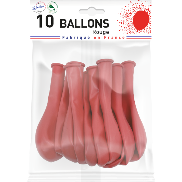 Ballon rouge opaque – Image 2
