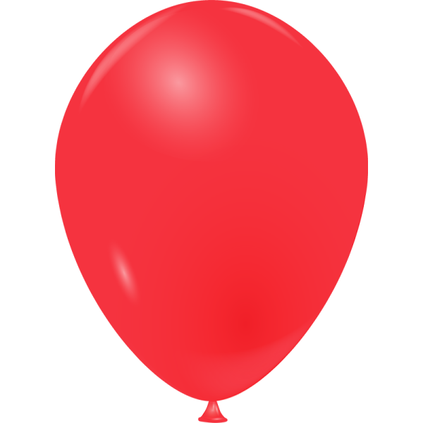 Ballon rouge opaque