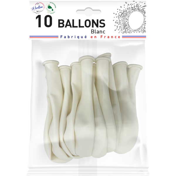 Ballon blanc opaque – Image 2