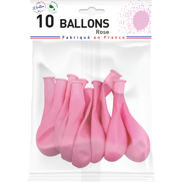 Ballon rose opaque – Image 2