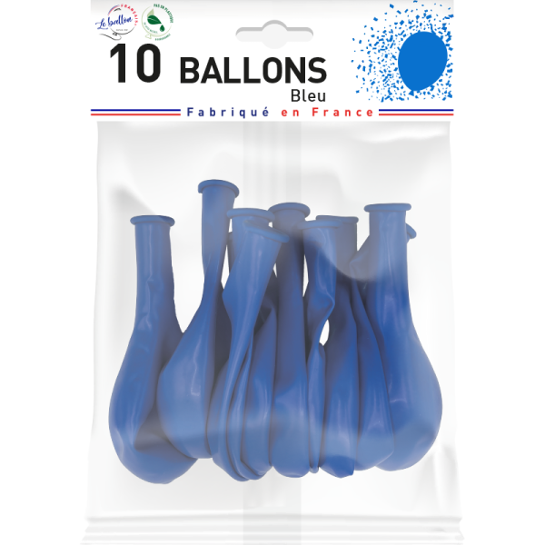 Ballon bleu opaque – Image 2