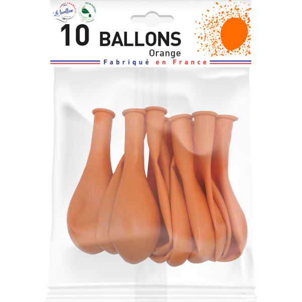 Ballon orange opaque – Image 2