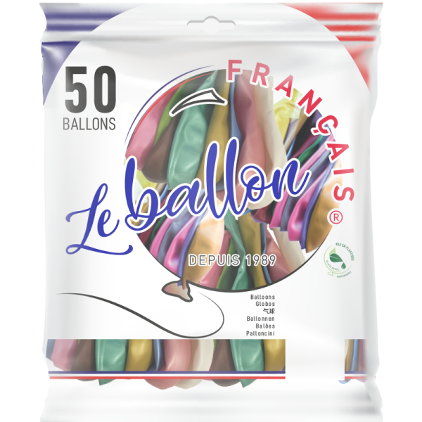 Ballons multicolores nacrés – Image 4