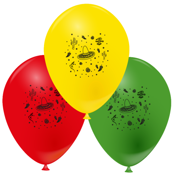 Ballon ambiance mexicaine