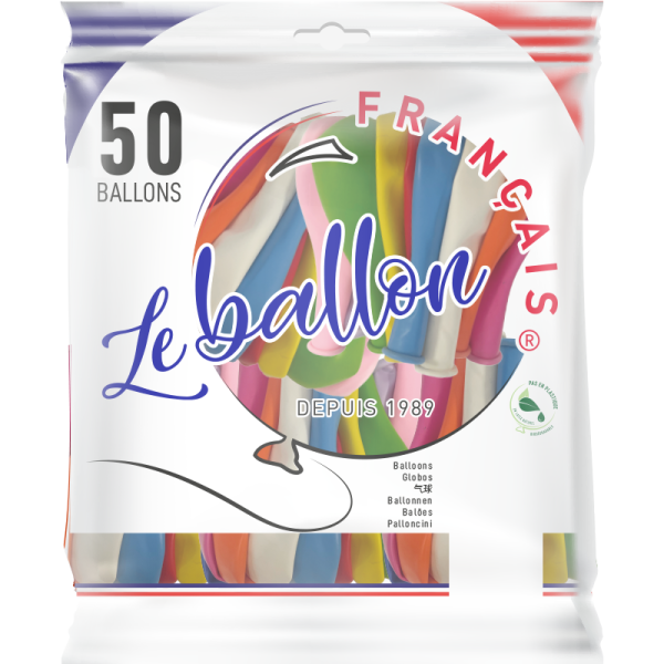 Ballons multicolores opaques – Image 4