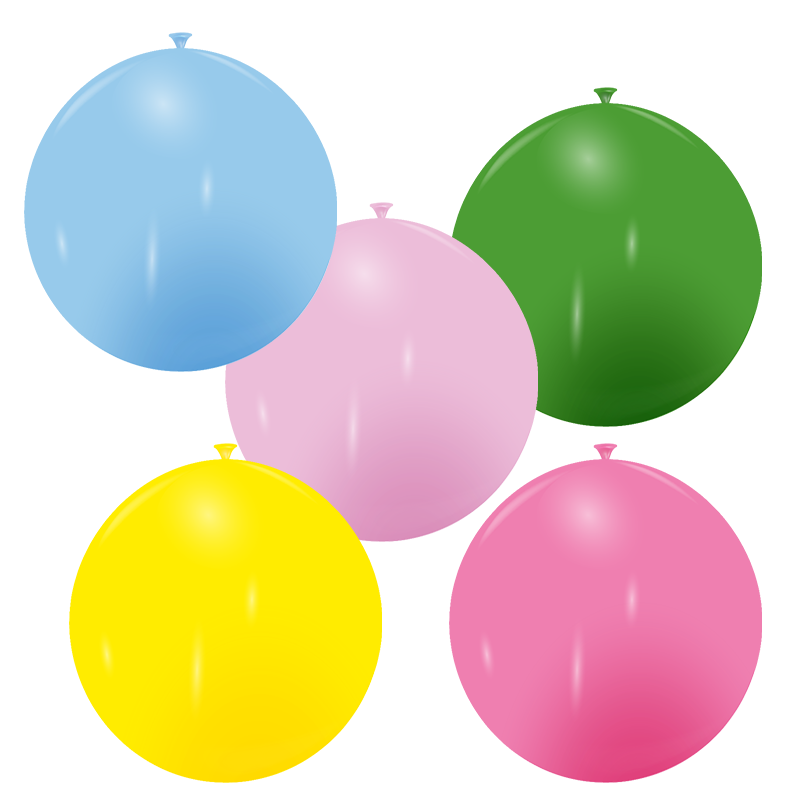 Featured image for “Ballons opaques multicolores”