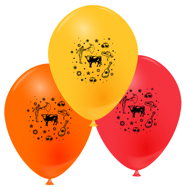 Ballon ambiance espagnole