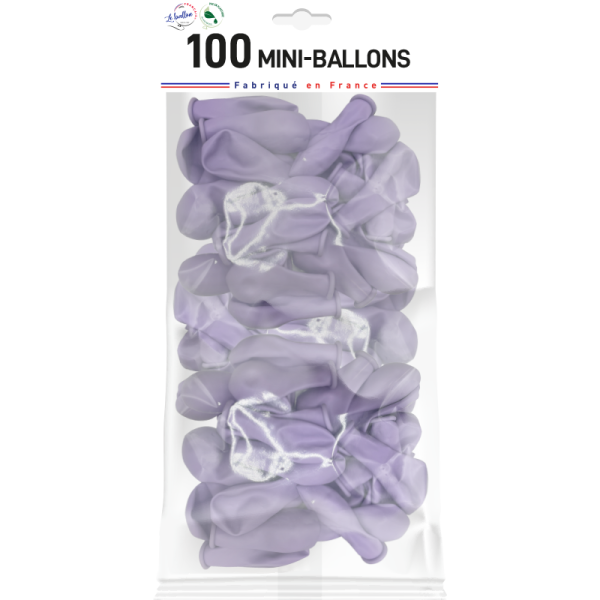 Mini-ballon lilas opaque – Image 3