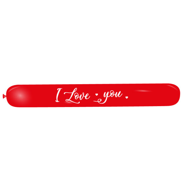 Ballon bannière I love you
