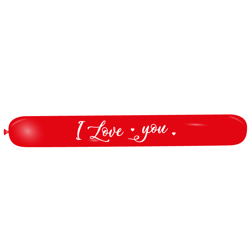 Featured image for “Ballon bannière I love you”