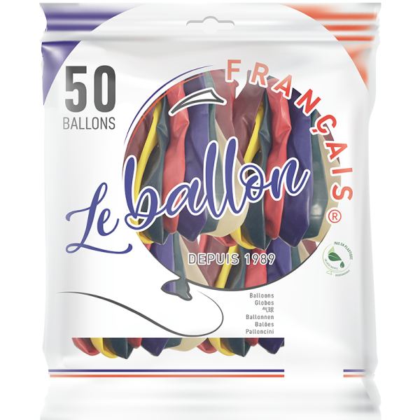 Ballons multicolores cristal – Image 2