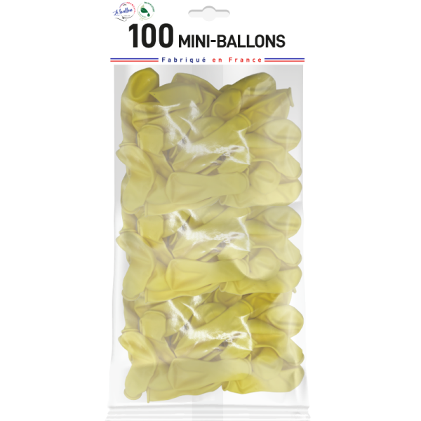 Mini-ballon jaune nacré – Image 2