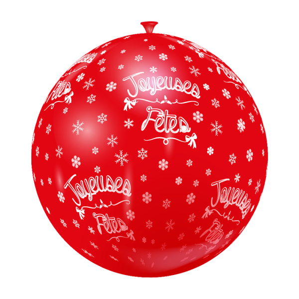 Ballon joyeuses fêtes – Image 2