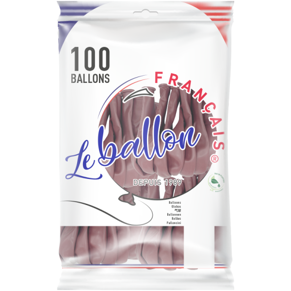 Ballon bourgogne opaque – Image 5