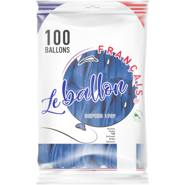 Ballon bleu opaque – Image 5