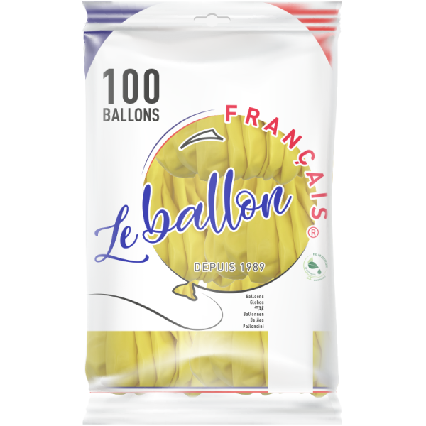 Ballon jaune opaque – Image 5