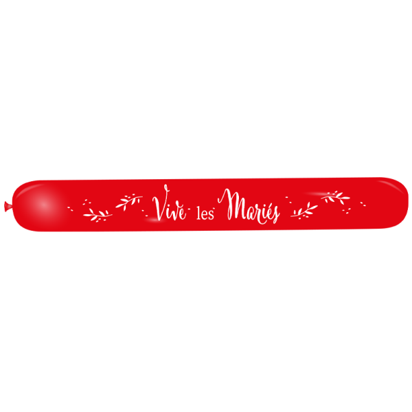 Ballon bannière vive les mariés