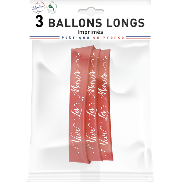 Ballon bannière vive les mariés – Image 2