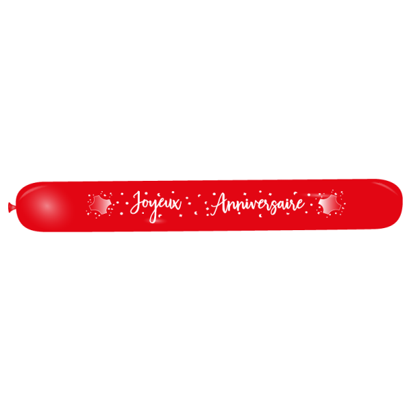 Ballon bannière joyeux anniversaire