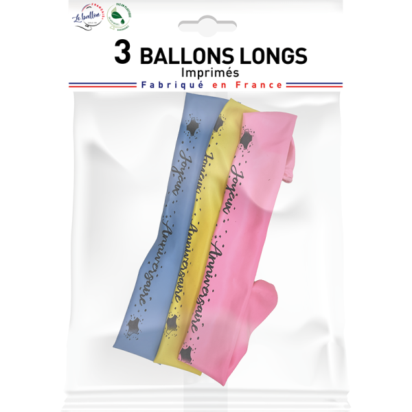 Ballon bannière joyeux anniversaire – Image 2