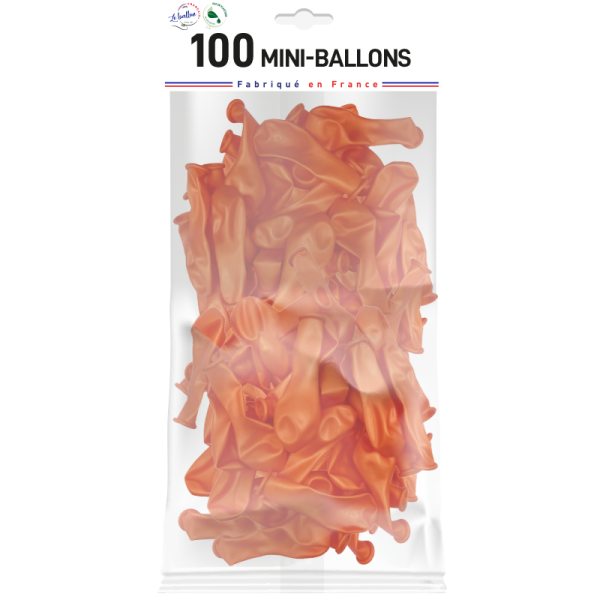 Mini-ballon orange nacré – Image 3