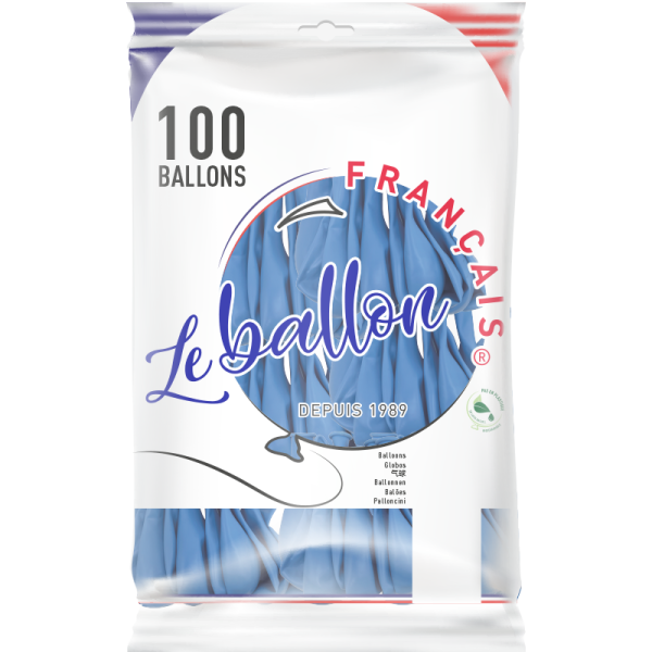 Ballon bleu pâle opaque – Image 5