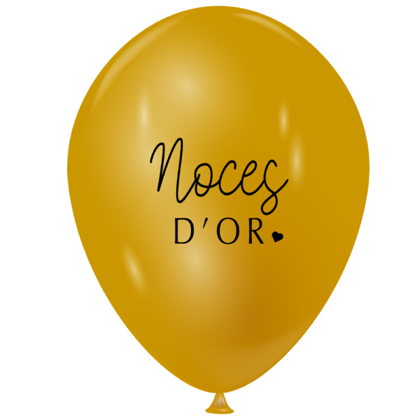 Ballon noces d'or