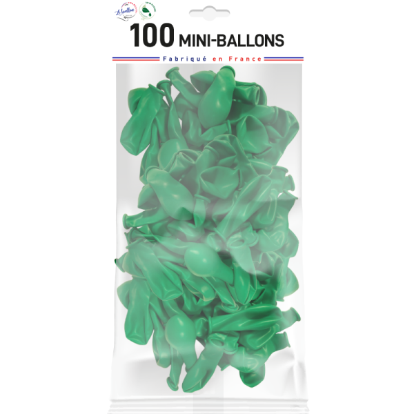 Mini-ballon vert prairie opaque – Image 3