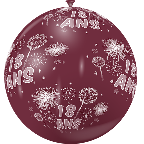 Featured image for “Ballon géant feux d'artifice 18 ans”