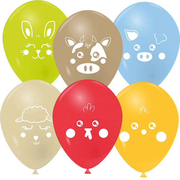 Ballons animaux de la ferme