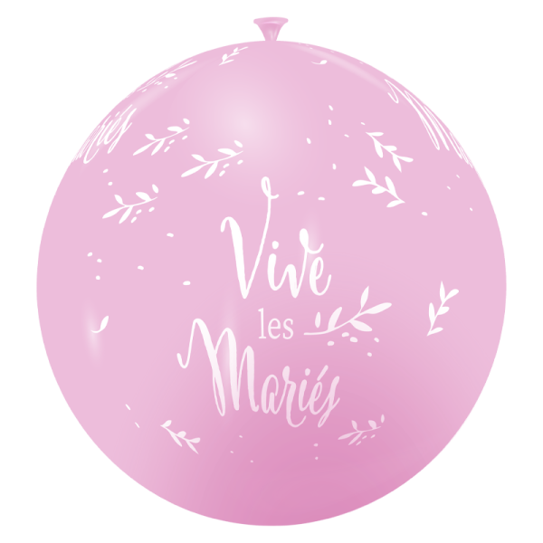 Ballon vive les mariés